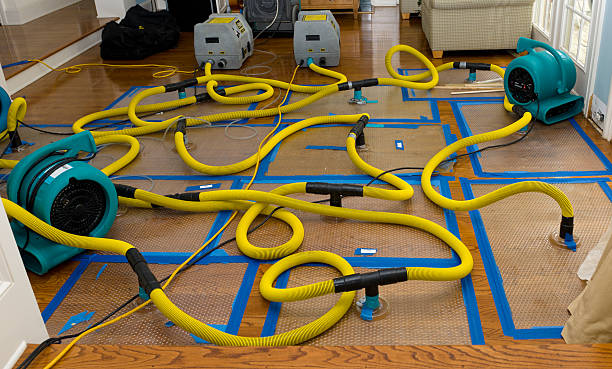 Professional Storm Water Damage Restoration technician working in Westlake, OH